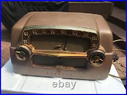 Vintage Model E-15TN Crosley Bakelite Tube Radio