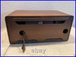 Vintage Mohawk-American Tube Radio Antique Wood Cabinet Tabletop Radio