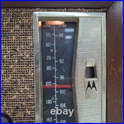 Vintage Motorola 10T28 Wooden Tabletop Tube Radio 1957 Tested Working (See Vid)