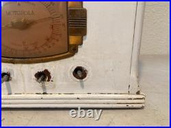 Vintage Motorola 5T Tombstone Tube Radio Wood Cabinet Art Deco Antique Untested