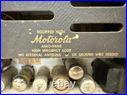 Vintage Motorola 65 F12-A Tube Radio Mid Century Rare Model