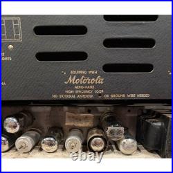Vintage Motorola 67T11 Wood Tube Radio Art Deco Tabletop Galvin Mfg Chicago