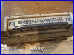 Vintage Motorola 77X22 Tube Radio AM FM Wood Tabletop Powers On Repair