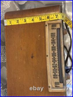 Vintage Motorola 77X22 Tube Radio AM FM Wood Tabletop Powers On Repair