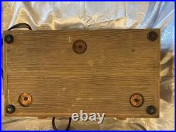 Vintage Motorola 77X22 Tube Radio AM FM Wood Tabletop Powers On Repair