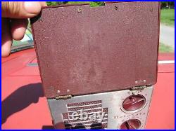Vintage Motorola Model 5A5 Portable Radio, Metal &Bakelite, Original BUY NOWithOFFER