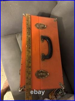Vintage Motorola / National Tube Caddy Radio Service Case Original Fiberboar