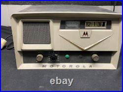 Vintage Motorola Private Line THN6023A L43GGB-1100A clock tube radio