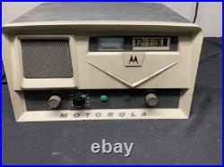 Vintage Motorola Private Line THN6023A L43GGB-1100A clock tube radio