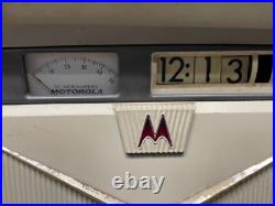 Vintage Motorola Private Line THN6023A L43GGB-1100A clock tube radio