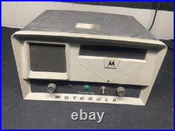 Vintage Motorola Private Line THN6023A L43GGB-3100A 50's 60's tube radio