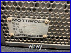 Vintage Motorola Private Line THN6023A L43GGB-3100A 50's 60's tube radio
