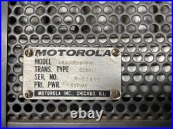 Vintage Motorola Private Line THN6023A L43GGB-3100A 50's 60's tube radio