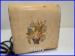 Vintage Motorola Tube Radio Model 55X15 Hand-Painted Floral Design (Tested)