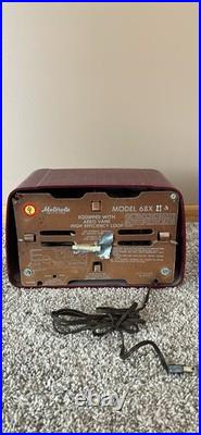 Vintage Motorola Tube Radio Model 68X11A