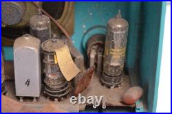 Vintage Motorola Turquoise Tube Radio Model A8J 23 MCM Tested Works