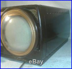 Vintage Motorola b & w bakelite vacuum tube television 1949 model 7VT3