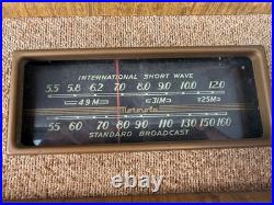 Vintage Motorola radio with tubes, free shipping estate sale find
