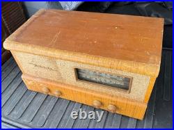 Vintage Motorola radio with tubes, free shipping estate sale find