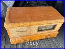 Vintage Motorola radio with tubes, free shipping estate sale find