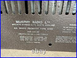 Vintage Murphy Tube Radio Type A122 for restore project
