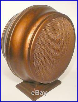 Vintage NEWCOMBE & HAWLEY DRUM LOUD SPEAKER Tested & Working -19 HI /1000 ohm