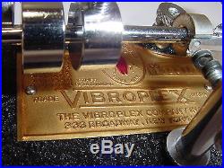 Vintage NOS 1944 Vibroplex Blueracer HAM Tube Radio Telegraph Morse Code Key Bug