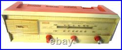 Vintage Naigai Electric Coral AM FM Hi Fi Tube Radio Works Japan 16 Damaged