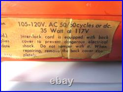 Vintage Naigai Electric Coral AM FM Hi Fi Tube Radio Works Japan 16 Damaged