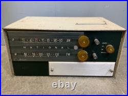 Vintage National Criterion AM/FM Tuner Rare Tube Radio Receiver MCM