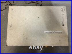 Vintage National Criterion AM/FM Tuner Rare Tube Radio Receiver MCM