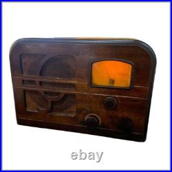 Vintage National Vacuum Tube Radio Japan Showa Era Wood Cabinet Tested Works Vintage National Vacuum Tube Radio Japan Showa Era Wood Cabinet Tested Works