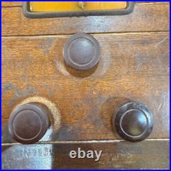 Vintage National Vacuum Tube Radio Japan Showa Era Wood Cabinet Tested Works Vintage National Vacuum Tube Radio Japan Showa Era Wood Cabinet Tested Works