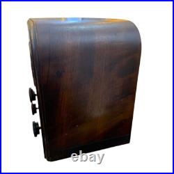 Vintage National Vacuum Tube Radio Japan Showa Era Wood Cabinet Tested Works Vintage National Vacuum Tube Radio Japan Showa Era Wood Cabinet Tested Works