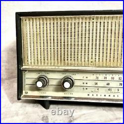 Vintage National Vacuum Tube Radio Panasonic RE-830 Tested Working Showa