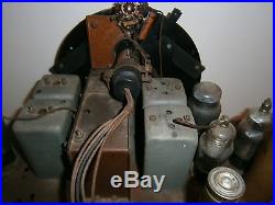 Vintage Non Working Zenith Shutterdial Waltons Tube Radio Chassis 7S232