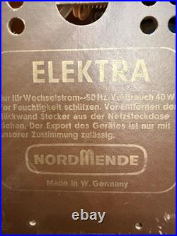 Vintage Nordmende Elektra C tube radio, In Wooden Case. Works