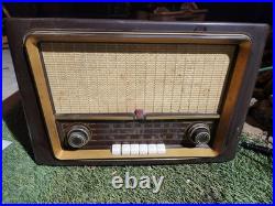 Vintage Norelco Tube Radio 1950's BX433 BX 433 Powers On Lots Of Feedback Tunes