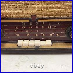 Vintage Norelco Tube Radio Interphone Type Af7800 Tested 2 Buttons Stick