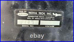 Vintage Nova-Tech Air o' Ear Model 5BA Aircraft Receiver Tube Radio Working