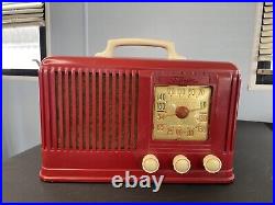 Vintage OOAK Rare Silvertone Cherry? Bakelite With Original Pieces Radio