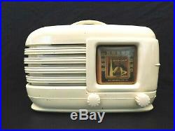 Vintage Old 1940 Antique Crosley New York Worlds Fair Bakelite Tube Radio