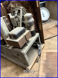 Vintage Old Crosley Electric Model 515 Tube Radio Tombstone Wood Case Parts USA