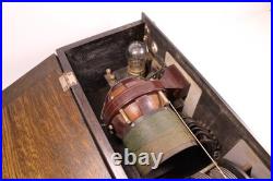 Vintage Old Excellent Grebe Cr-5 Antique Bakelite Panel Tube Radio + Bbtt Tube