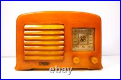 Vintage Old Fada Beautiful Art Deco Crack Free Catalin Bakelite Antique Radio