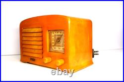 Vintage Old Fada Beautiful Art Deco Crack Free Catalin Bakelite Antique Radio
