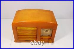 Vintage Old Fada Beautiful Art Deco Crack Free Catalin Bakelite Antique Radio