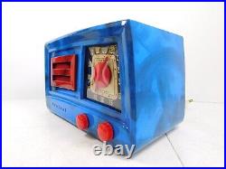 Vintage Old Multi Swirled Smoked Color Admiral Restored Working Bakelite Radio Vintage Old Multi Swirled Smoked Color Admiral Restored Working Bakelite Radio