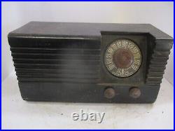 Vintage Olympic Tube Table Radio (1946) 502 UNTESTED