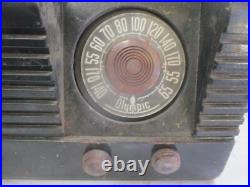 Vintage Olympic Tube Table Radio (1946) 502 UNTESTED